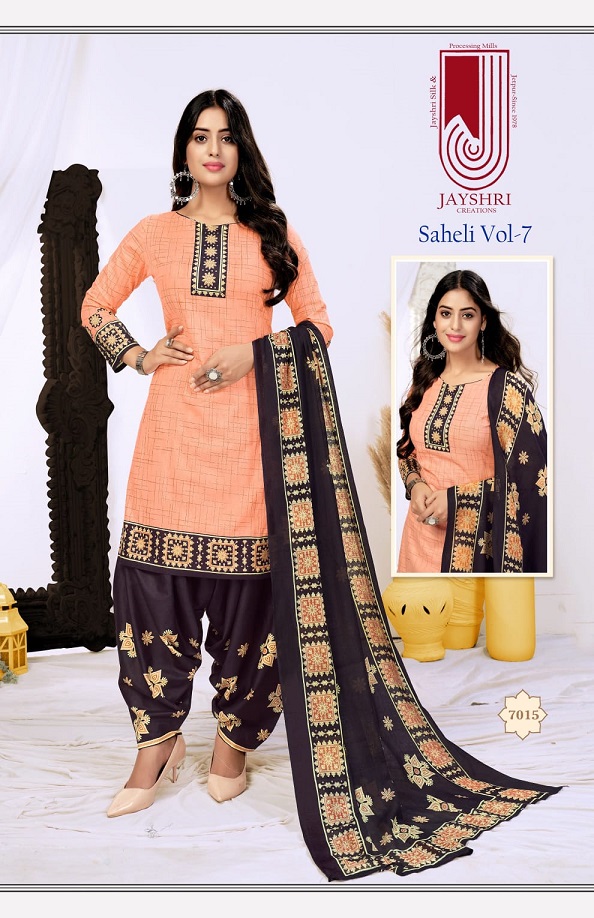 Jayshri Saheli Vol-7 Cotton Designer Printed Dress Material